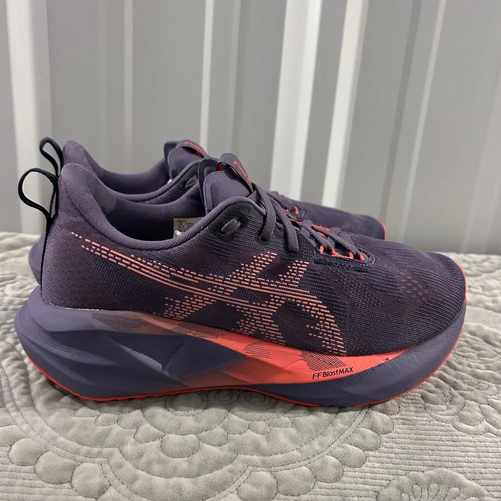 ASICS FF BLASTMAX Mens Running Shoes Active gym Midnight Sunrise Size 7.5